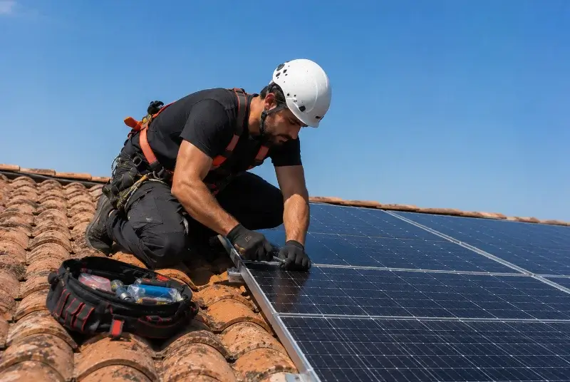 Maintenance et monitoring de panneaux solaires à Lutzelhouse